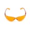 Bison Life Crystal, Safety Glasses, Anti-Scratch, Orange Lens, Frameless BLSH-ESCR-CLCT-SG3O-12 - alternate 3